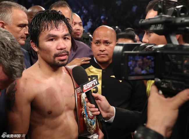 帕奎奥:下场对手尚未确定 不排斥与mma选手比赛(图)