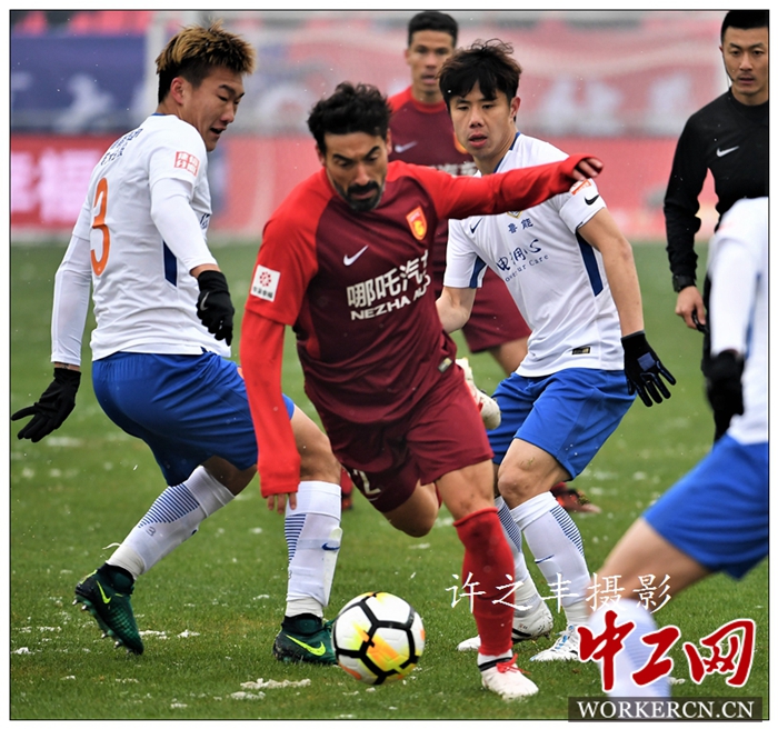 2018中超联赛第三轮河北华夏主场1比2负于山