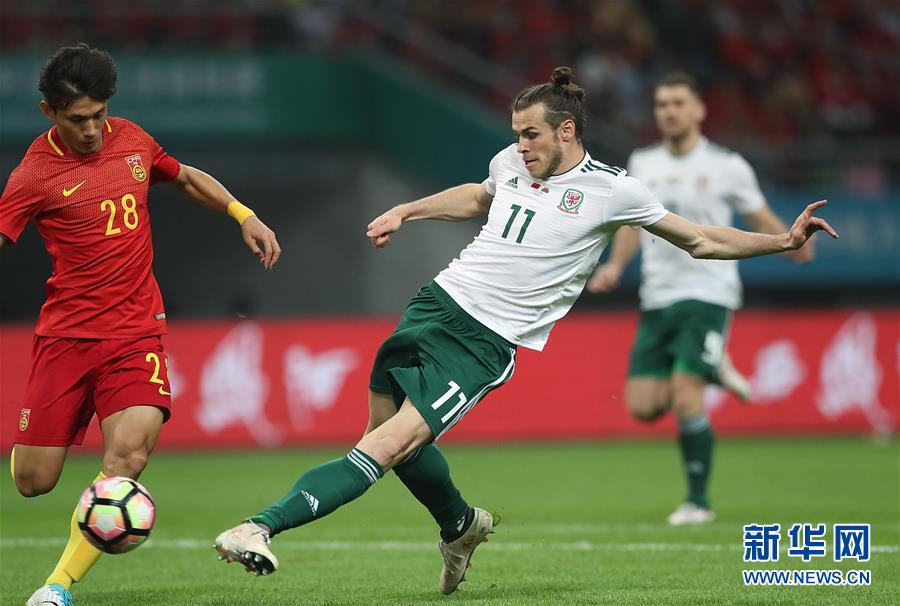 中国杯:中国队0:6威尔士队