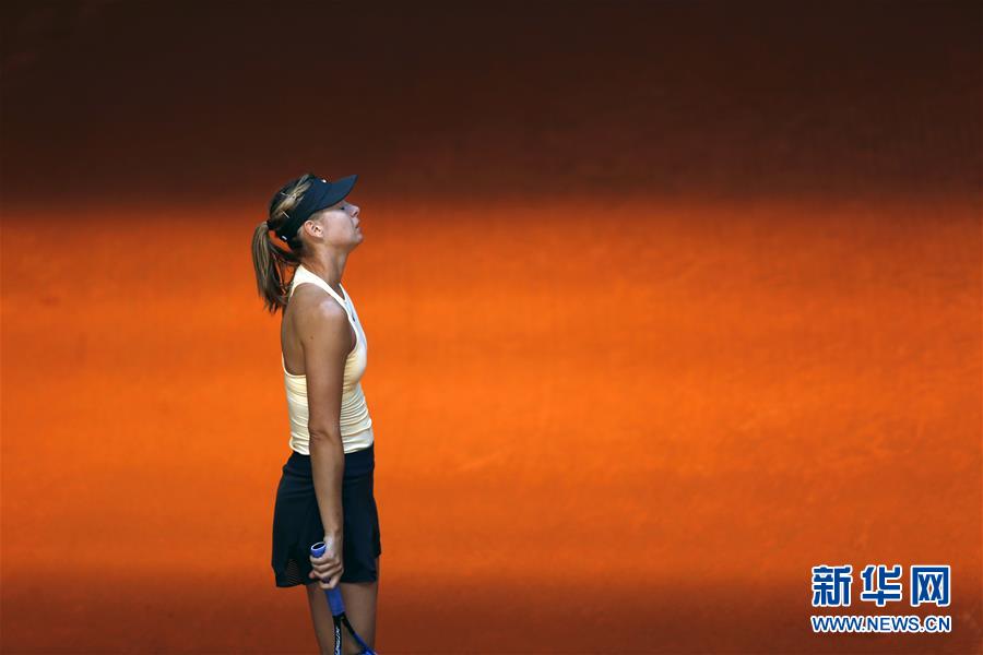 （体育）（1）网球――马德里公开赛：莎拉波娃无缘四强