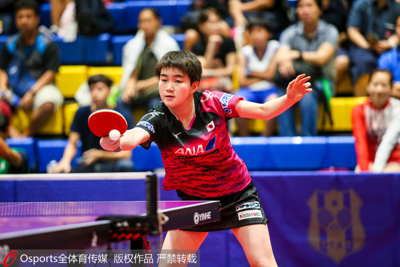 国际乒乓泰国挑战赛 刘诗雯横扫对手挺进16强