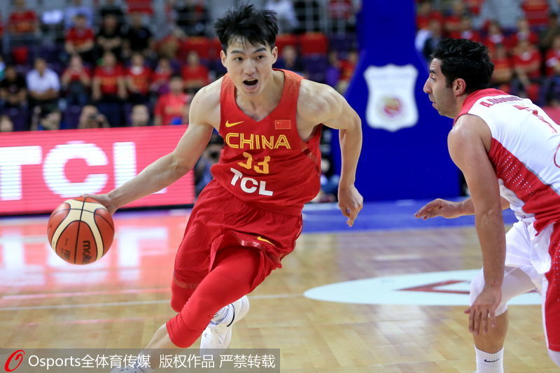 中伊国际男篮对抗赛 中国男篮蓝队胜伊朗