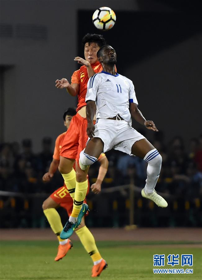 足球友谊赛:中国U23胜纳米比亚U23