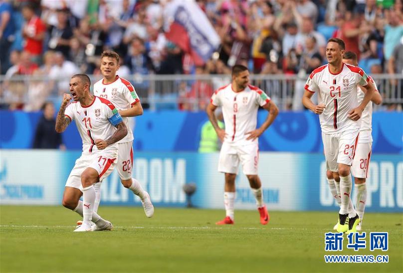 （世界杯）（8）足球――E组：塞尔维亚队科拉罗夫进球