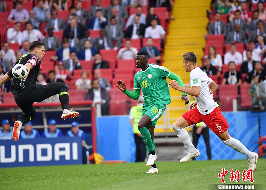 塞内加尔2-1力克波兰 世界杯小组赛首轮结束