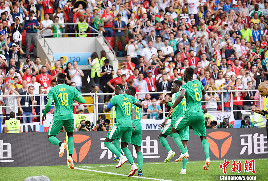 塞内加尔2-1力克波兰 世界杯小组赛首轮结束