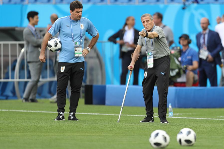 （世界杯）（1）足球――A组：乌拉圭队备战