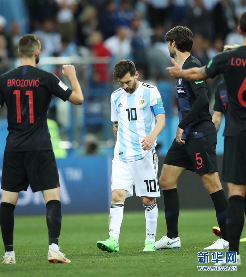 （世界杯）（28）足球――D组：克罗地亚队击败阿根廷队