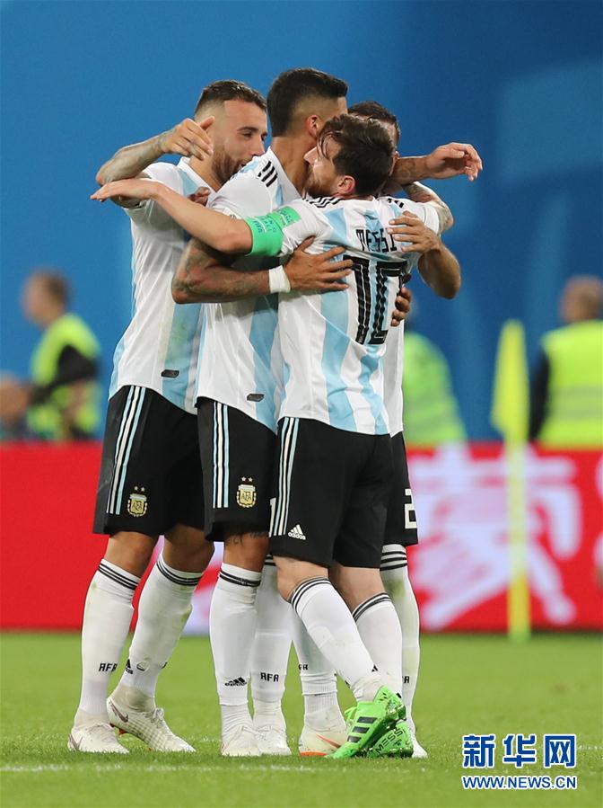 D组:阿根廷队胜尼日利亚队