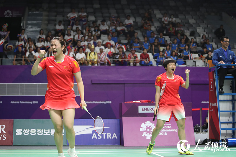 羽毛球女团半决赛中国3-0胜泰国 将与日本争冠
