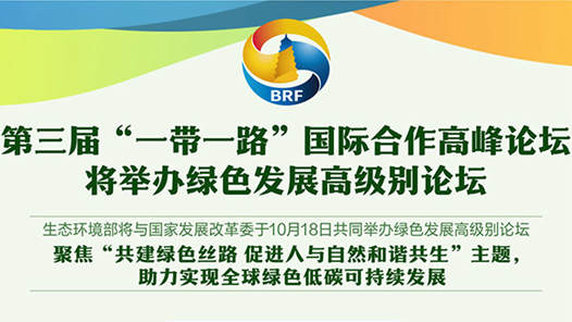 第三届“一带一路”国际合作高峰论坛绿色发展高级别论坛在京举办