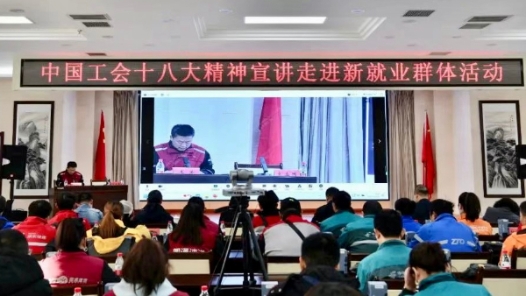  Gansu Provincial Economic and Trade Union Held the Spiritual Publicity Activity of the 18th National Congress of the Chinese Trade Union